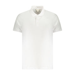 Calvin Klein White Cotton Men Polo Shirt