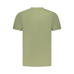 Cavalli Class Green Cotton Men T-Shirt