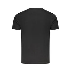 Cavalli Class Black Cotton Men T-Shirt