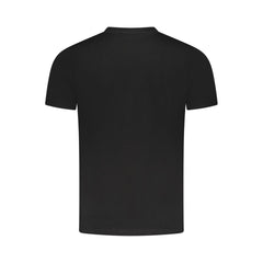 Cavalli Class Black Cotton Men T-Shirt