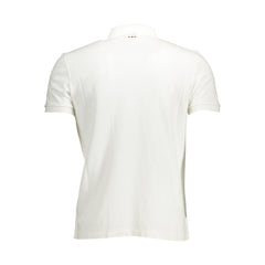 Napapijri White Cotton Polo Shirt