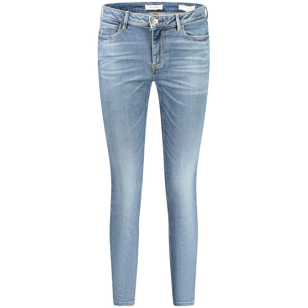 Blå bomullsjeans och byxor