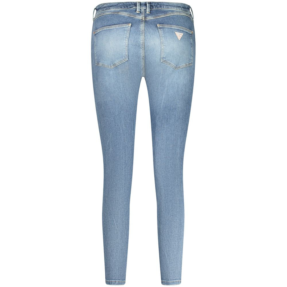Blå bomullsjeans och byxor