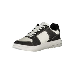 Tommy Hilfiger Black Polyurethane Men Sneaker