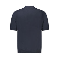 Hugo Boss Blue Cotton Sweater