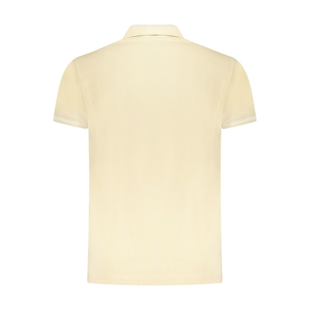 Beige bomullspolo för män