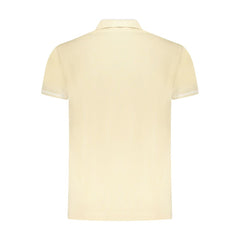 Cavalli Class Beige Cotton Men Polo Shirt