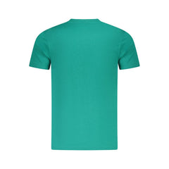Cavalli Class Green Cotton Men T-Shirt