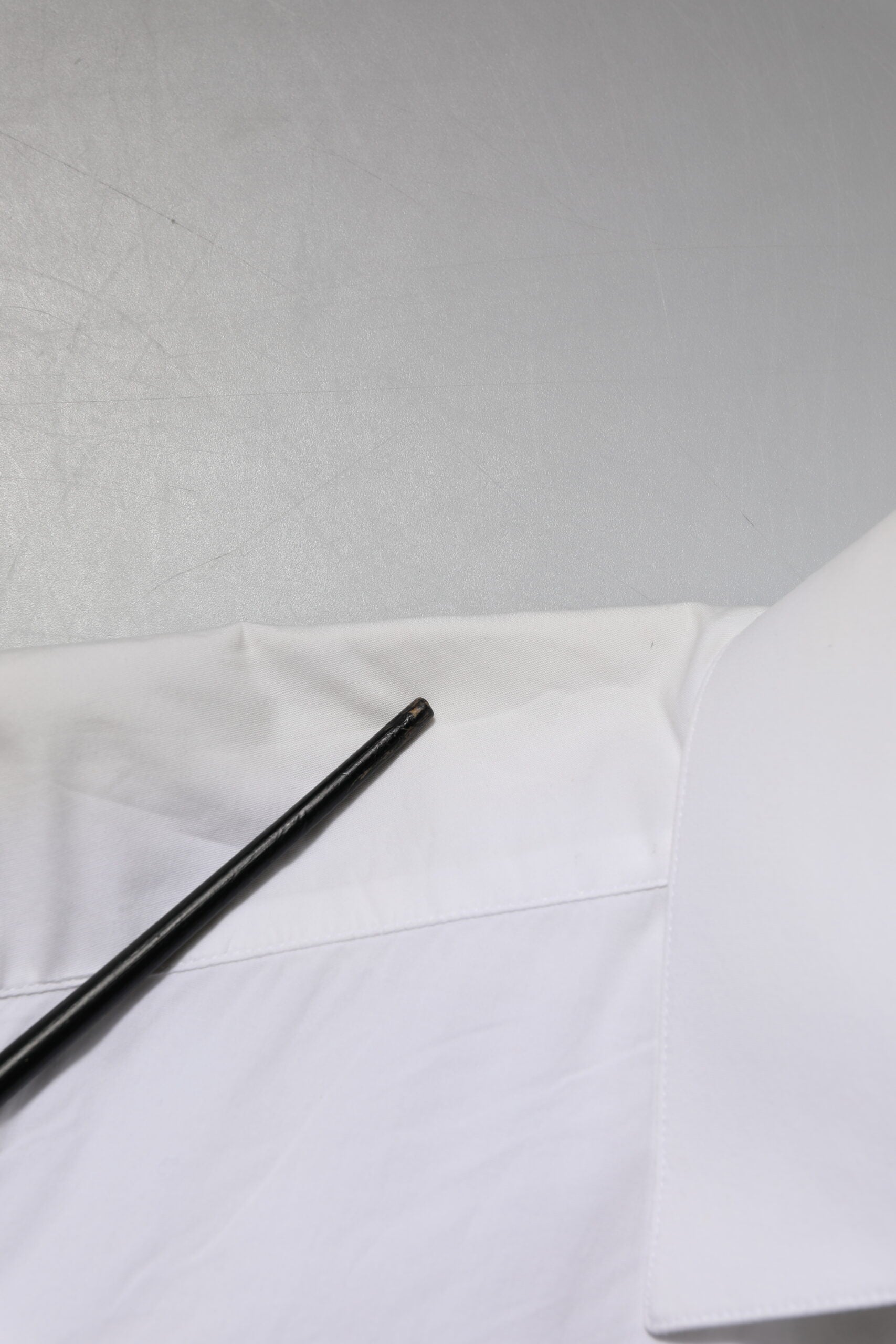 Dolce & Gabbana White Cotton GOLD Long Sleeves Dress Shirt