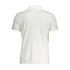 Timberland White Cotton Polo Shirt