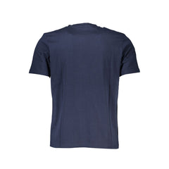 North Sails Blue Cotton Men T-Shirt