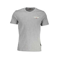 Napapijri Gray Cotton T-Shirt