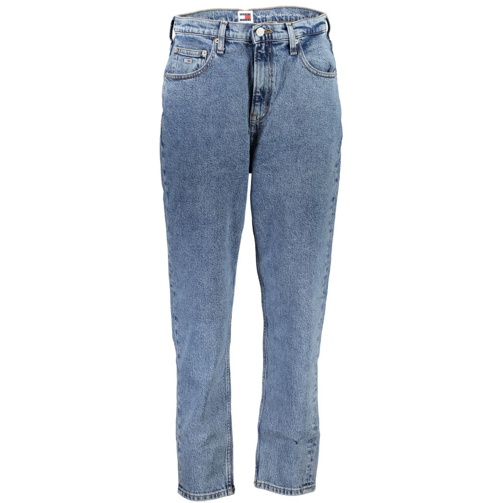 Blå bomullsjeans och byxor