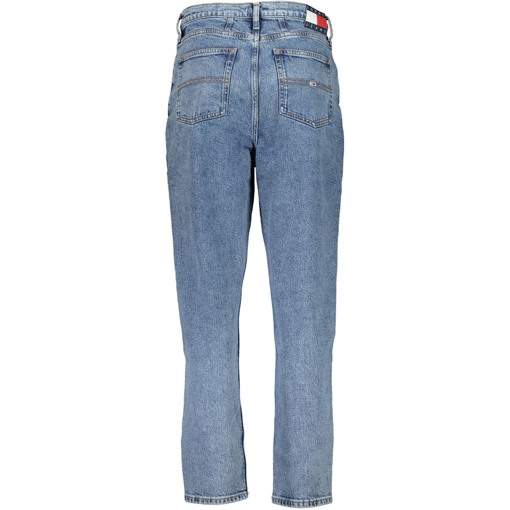 Blå bomullsjeans och byxor