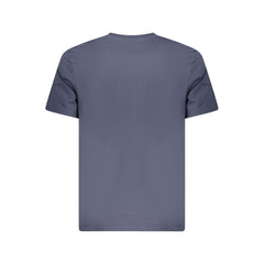 Lee Blue Cotton Men T-Shirt