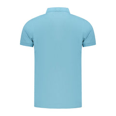 Norway 1963 Light Blue Cotton Men Polo Shirt