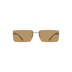 Calvin Klein Beige Metal Sunglass