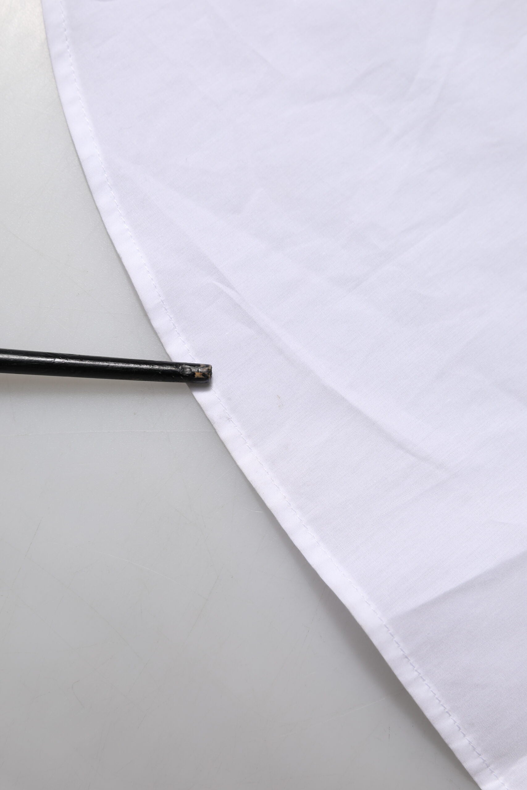 Dolce & Gabbana White Cotton Collared Shirt Long Sleeve Top