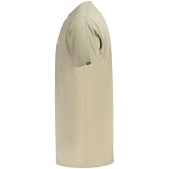 Vans Beige Cotton Men T-Shirt