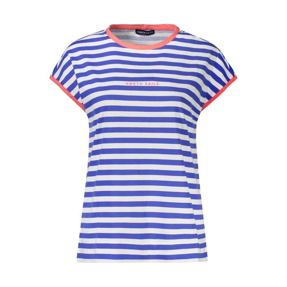 Blå bomullstoppar och t-shirt