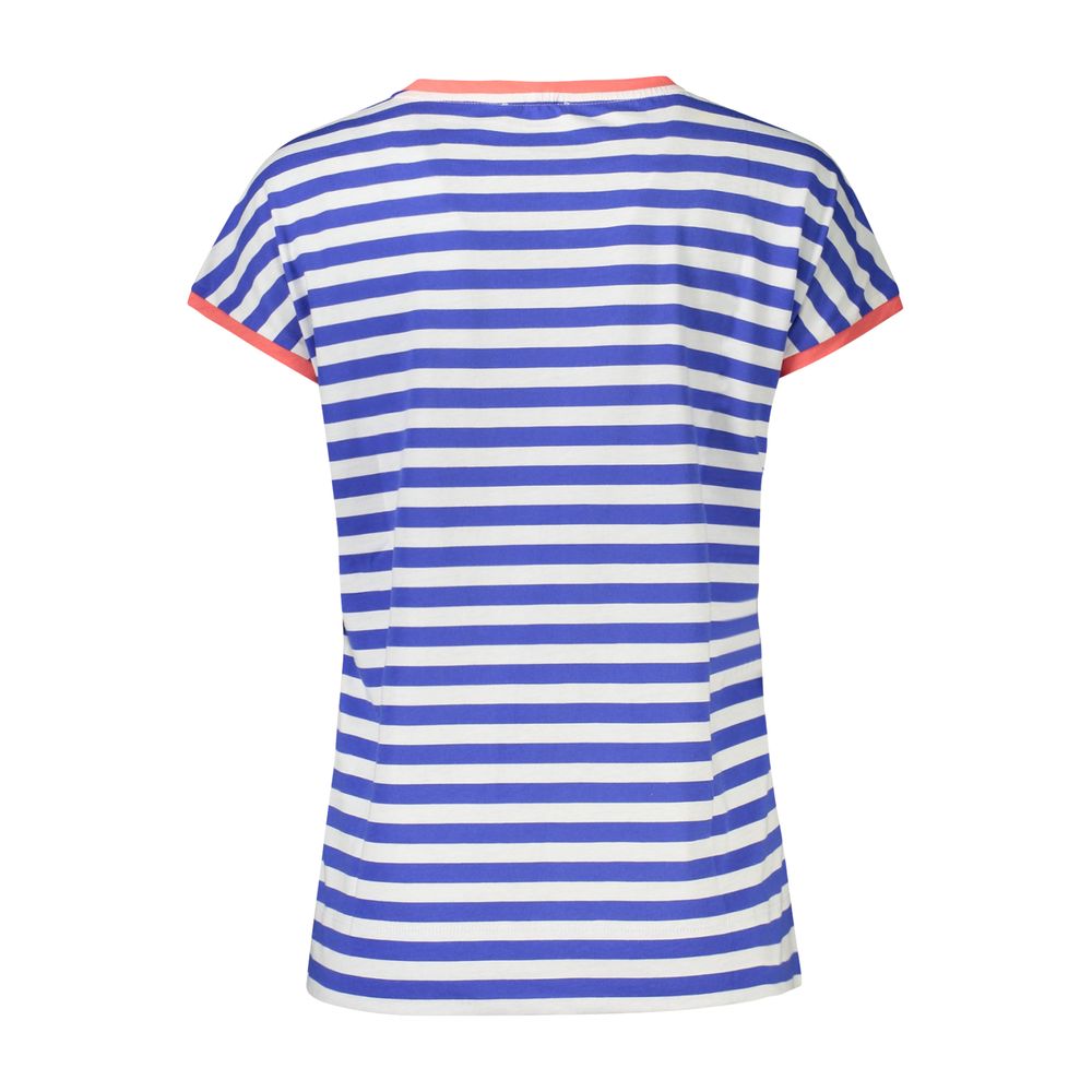 Blå bomullstoppar och t-shirt