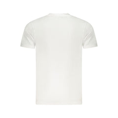 Cavalli Class White Cotton Men T-Shirt