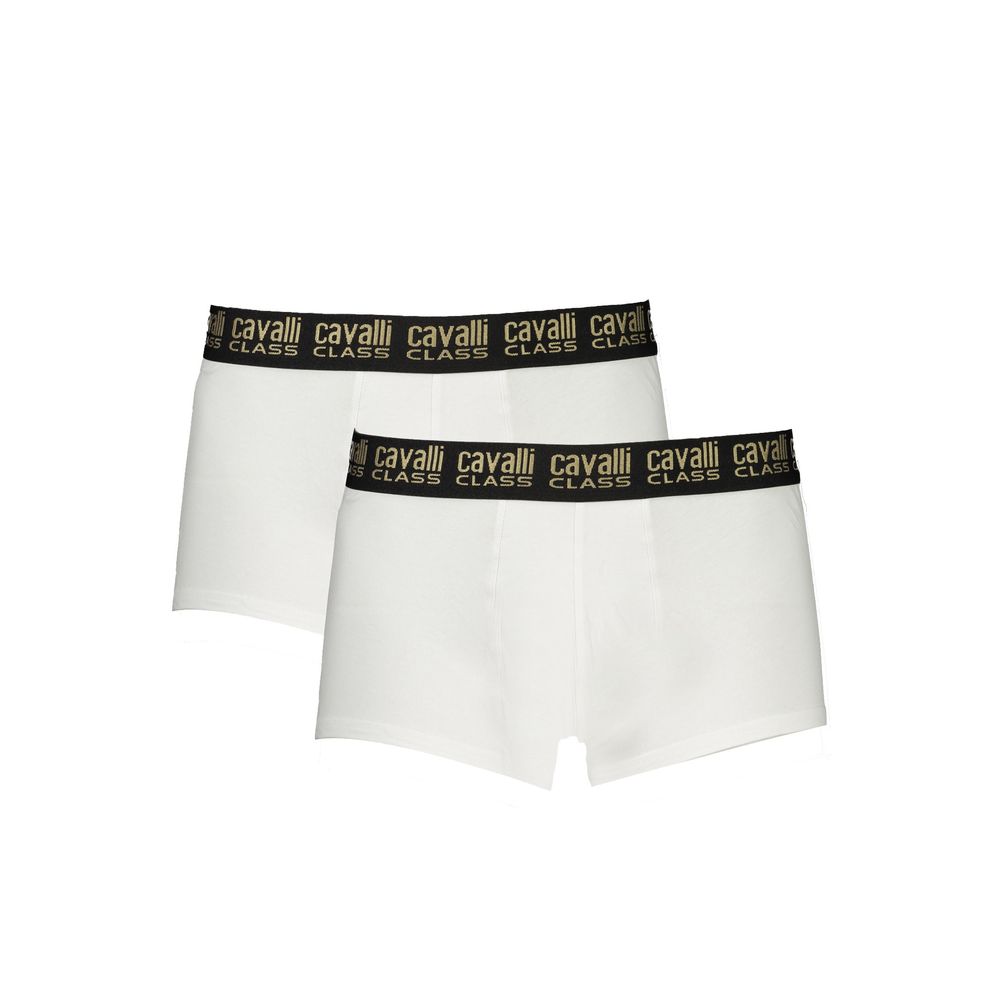 Vita bomullsboxershorts för män, par