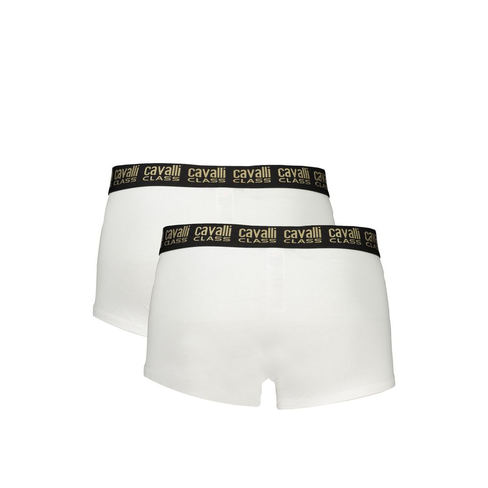 Vita bomullsboxershorts för män, par