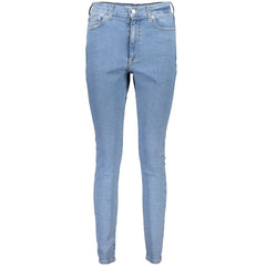 Tommy Hilfiger Blue Cotton Women Skinny Jean