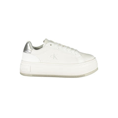 Calvin Klein White Leather Women Sneaker
