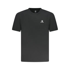 Converse Black Cotton Men T-Shirt