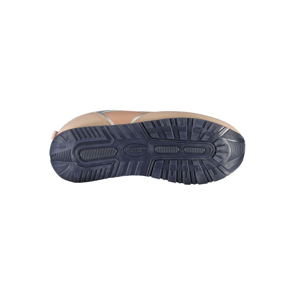 Rosa polyester-sneaker