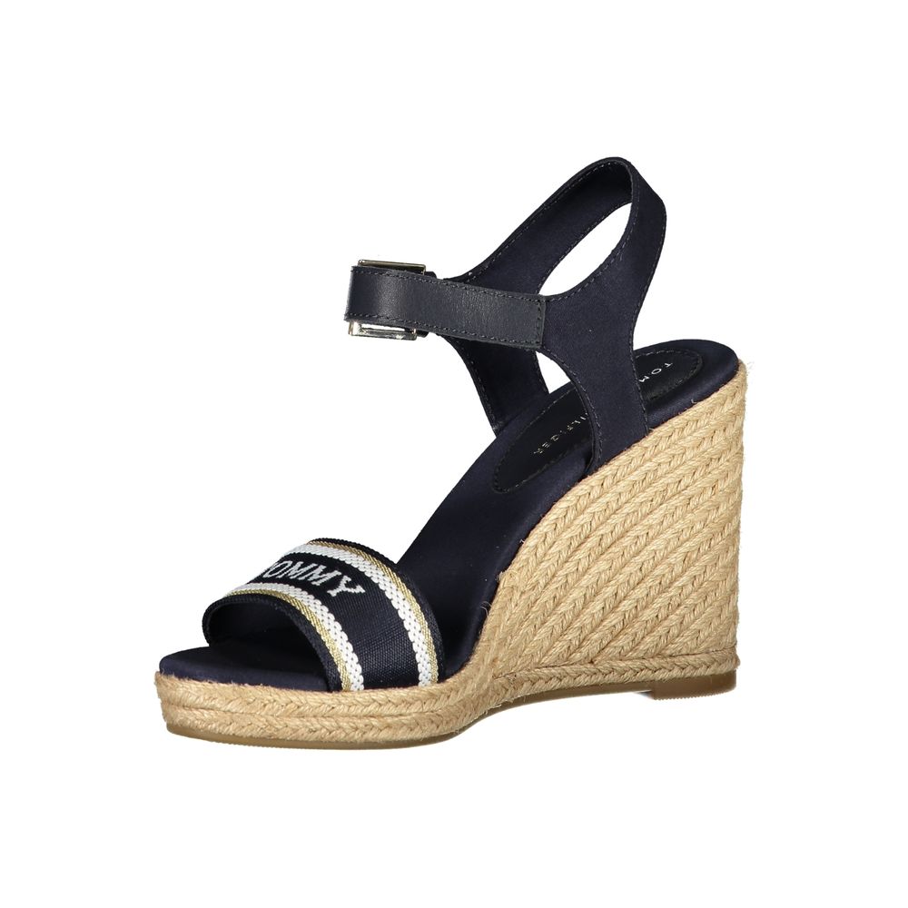 Blå polyestersandal