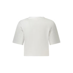 Fila White Cotton Women T-Shirt