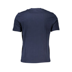 North Sails Blu Cotton Men T-Shirt