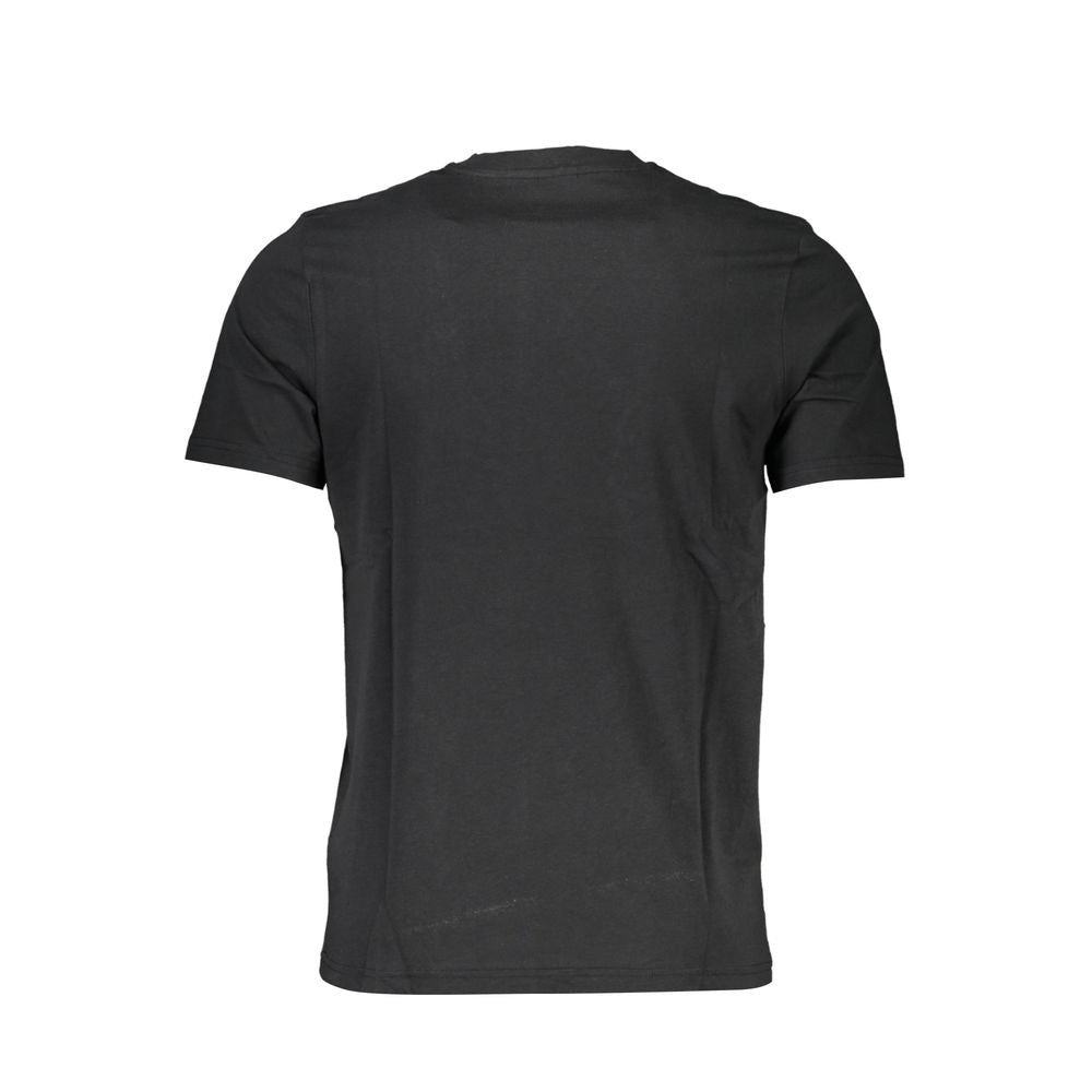 North Sails Black Cotton Men T-Shirt