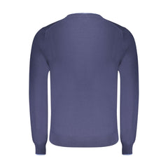 North Sails Blue Cotton Men Sweater