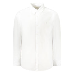 Calvin Klein White Cotton Men Shirt
