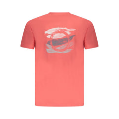 Trussardi Pink Cotton Men T-Shirt