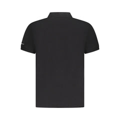 Trussardi Black Cotton Men Polo Shirt