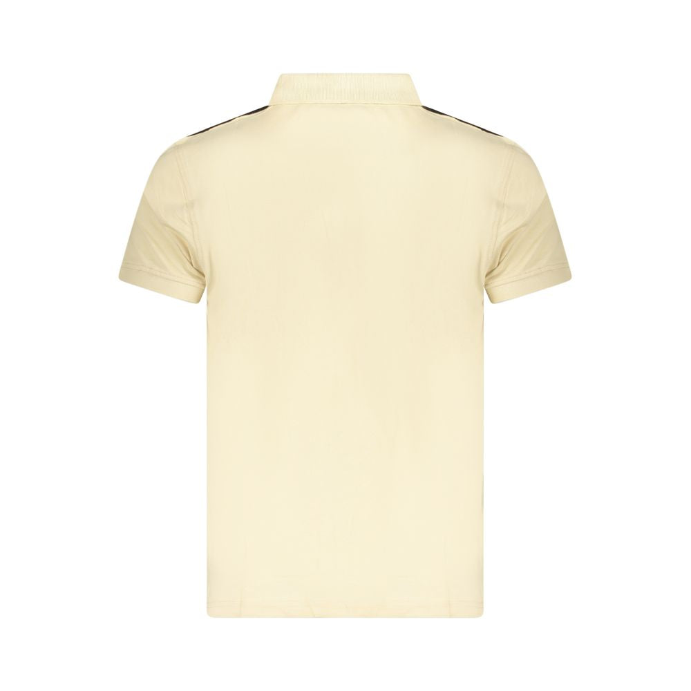 Beige bomullspolo för män
