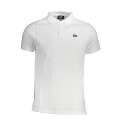 Norway 1963 White Cotton Men Polo Shirt