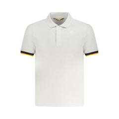 K-WAY White Cotton Men's Polo Shirt