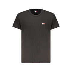Tommy Hilfiger Black Cotton Men T-Shirt