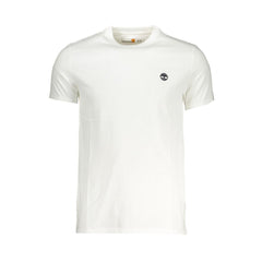 Timberland White Cotton T-Shirt