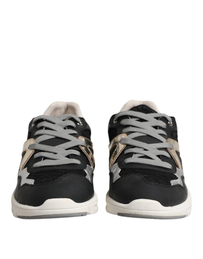 Dolce &amp; Gabbana Låga Sneakers I Flerfärgad Mocka Herr