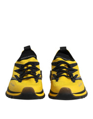 Dolce & Gabbana Yellow SORRENTO Sport Stretch Sneakers Shoes