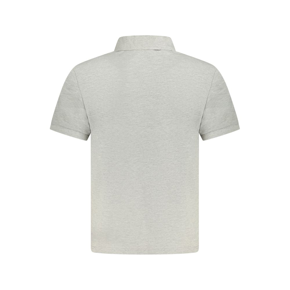 Brun bomullspolo för män