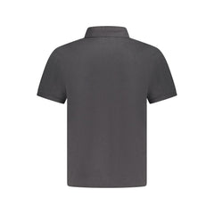 North Sails Black Cotton Men Polo Shirt