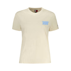 Tommy Hilfiger Beige Cotton Women T-Shirt